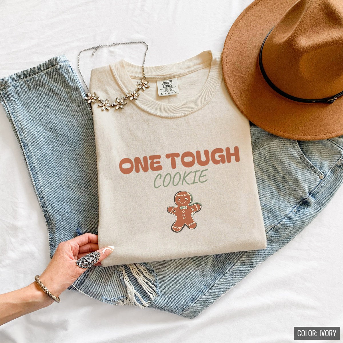 Holiday Baker Christmas Shirt - One Tough Cookie Tee - photo 5