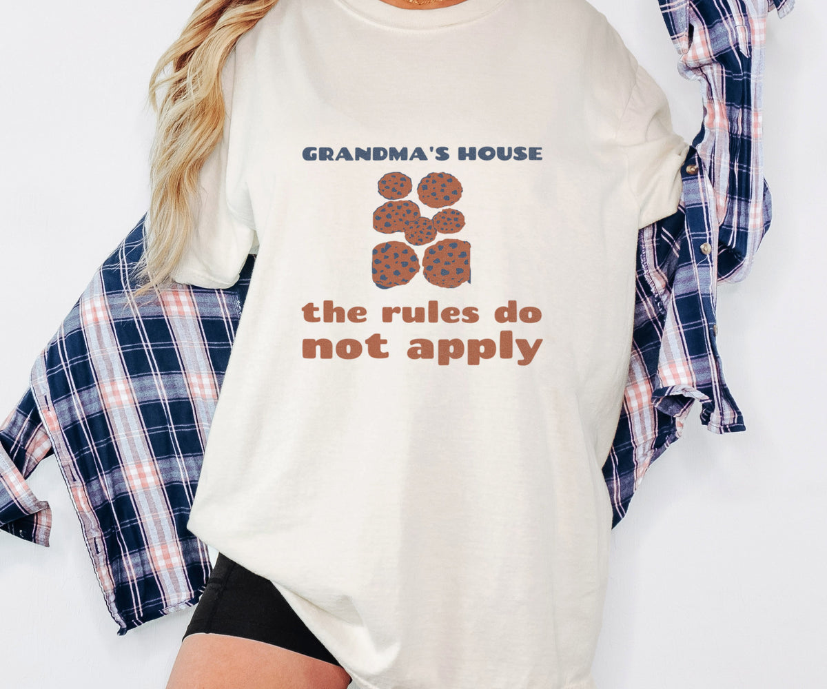Grandma Shirt - Grandma's House the Rules Do Not Apply Tee - photo 1