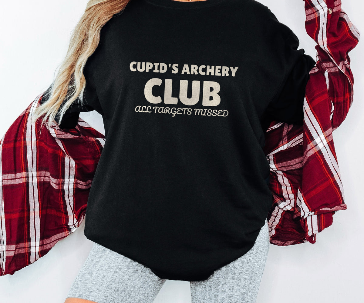 Valentine's Day Shirt - Cupid's Archery Club Tee - photo 1