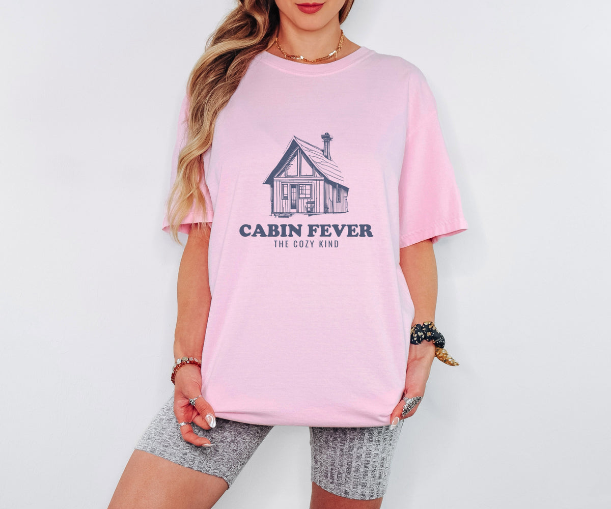 Cabin Lover Fall Shirt - Cabin Fever The Cozy Kind Tee - photo 3