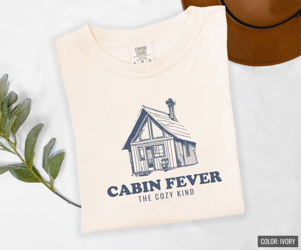 Cabin Lover Fall Shirt - Cabin Fever The Cozy Kind Tee - photo 4