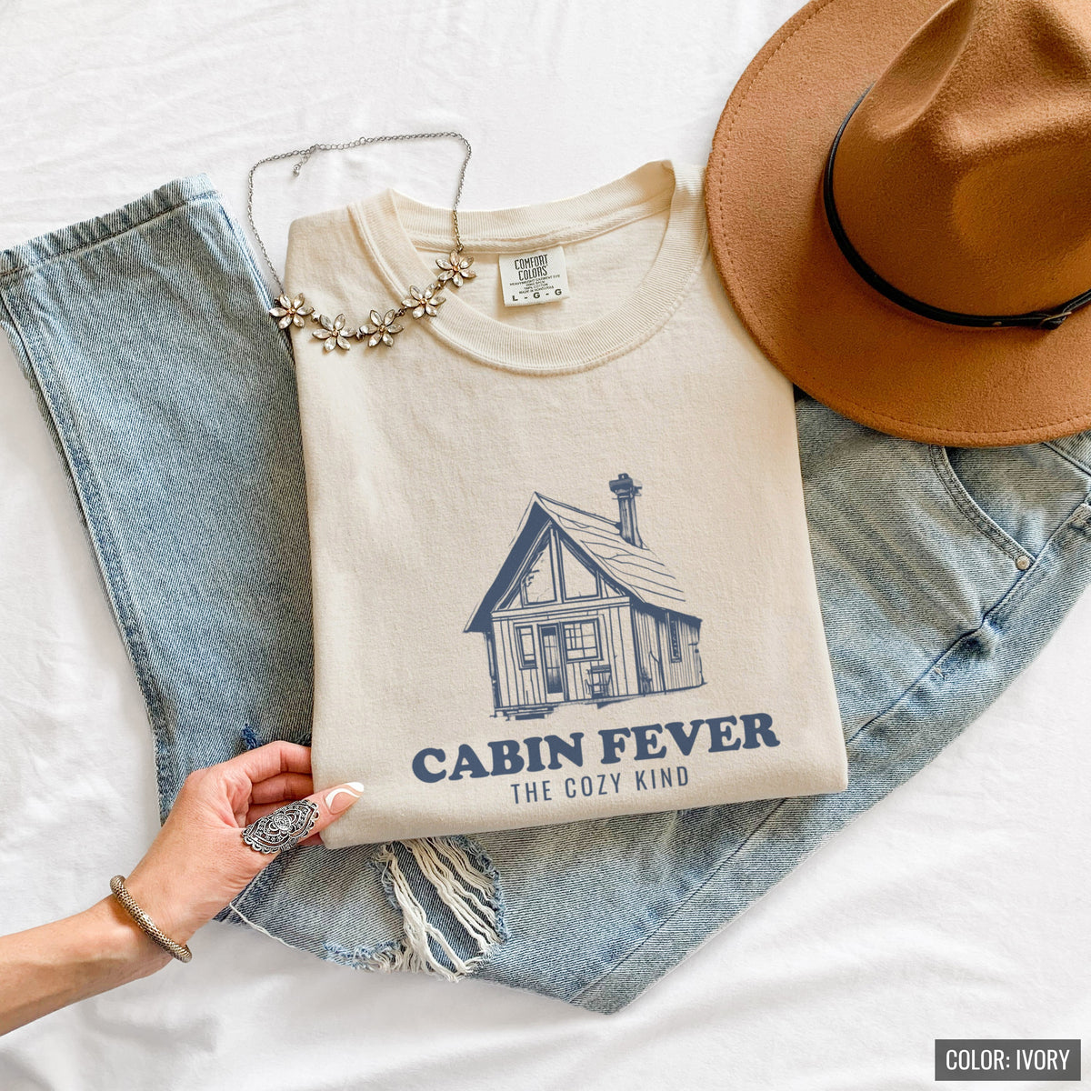 Cabin Lover Fall Shirt - Cabin Fever The Cozy Kind Tee - photo 5