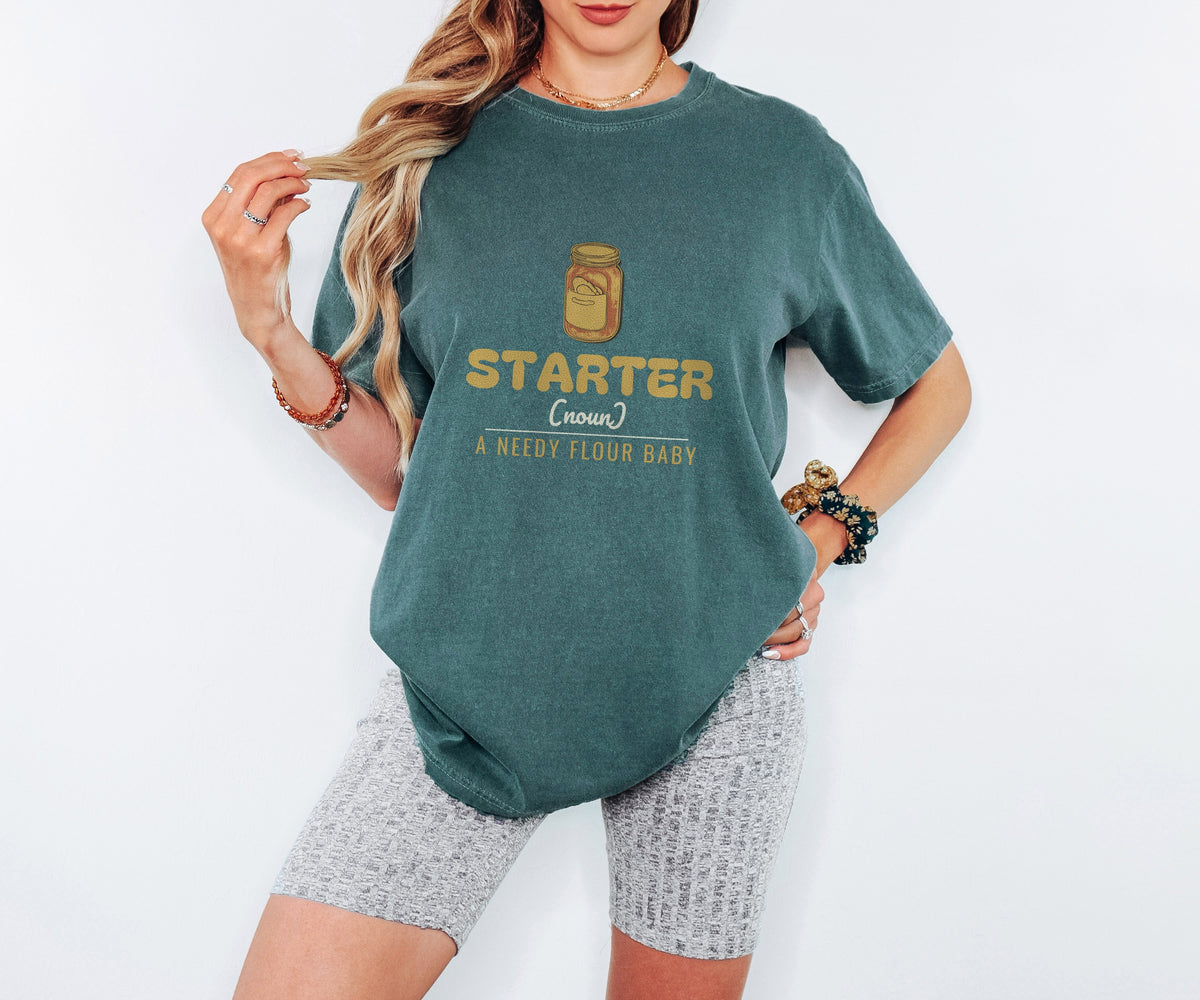 Sourdough Starter Tee - Needful Flour Baby Gift for Bakers - photo 3
