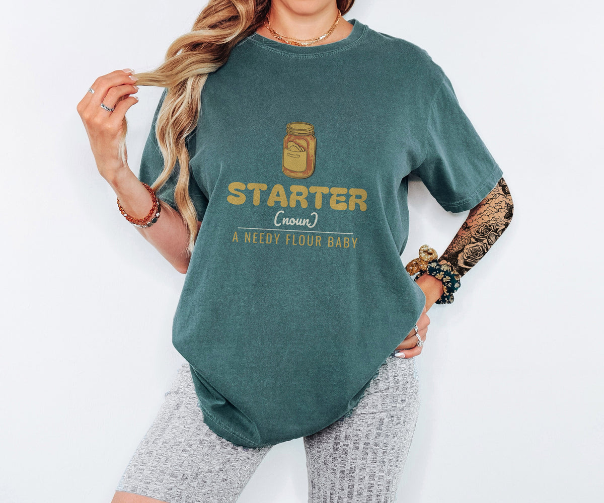 Sourdough Starter Tee - Needful Flour Baby Gift for Bakers - photo 4
