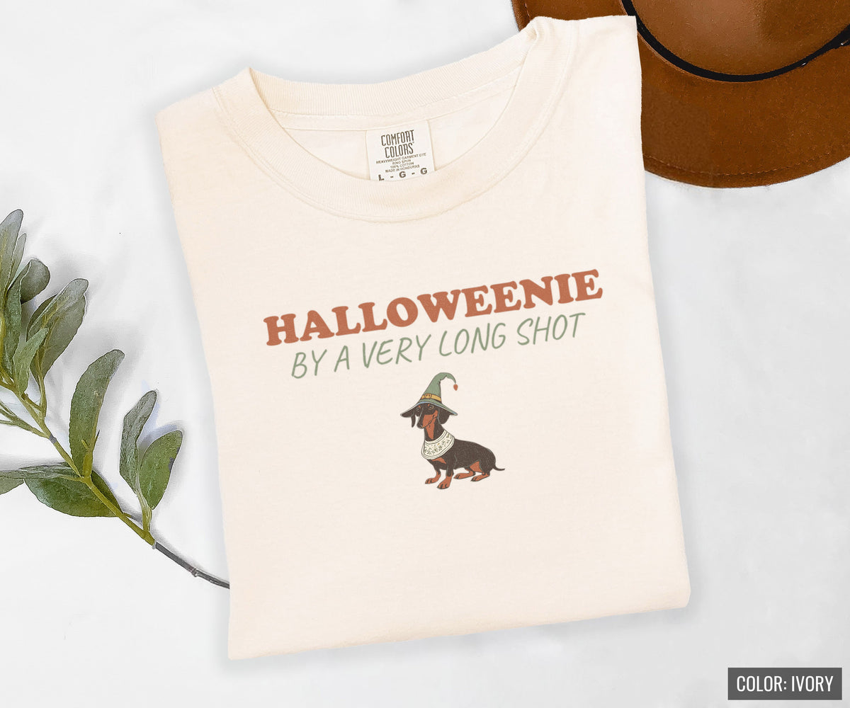Dachshund Halloween Shirt - Halloweenie by a Very Long Shot Tee - photo 6