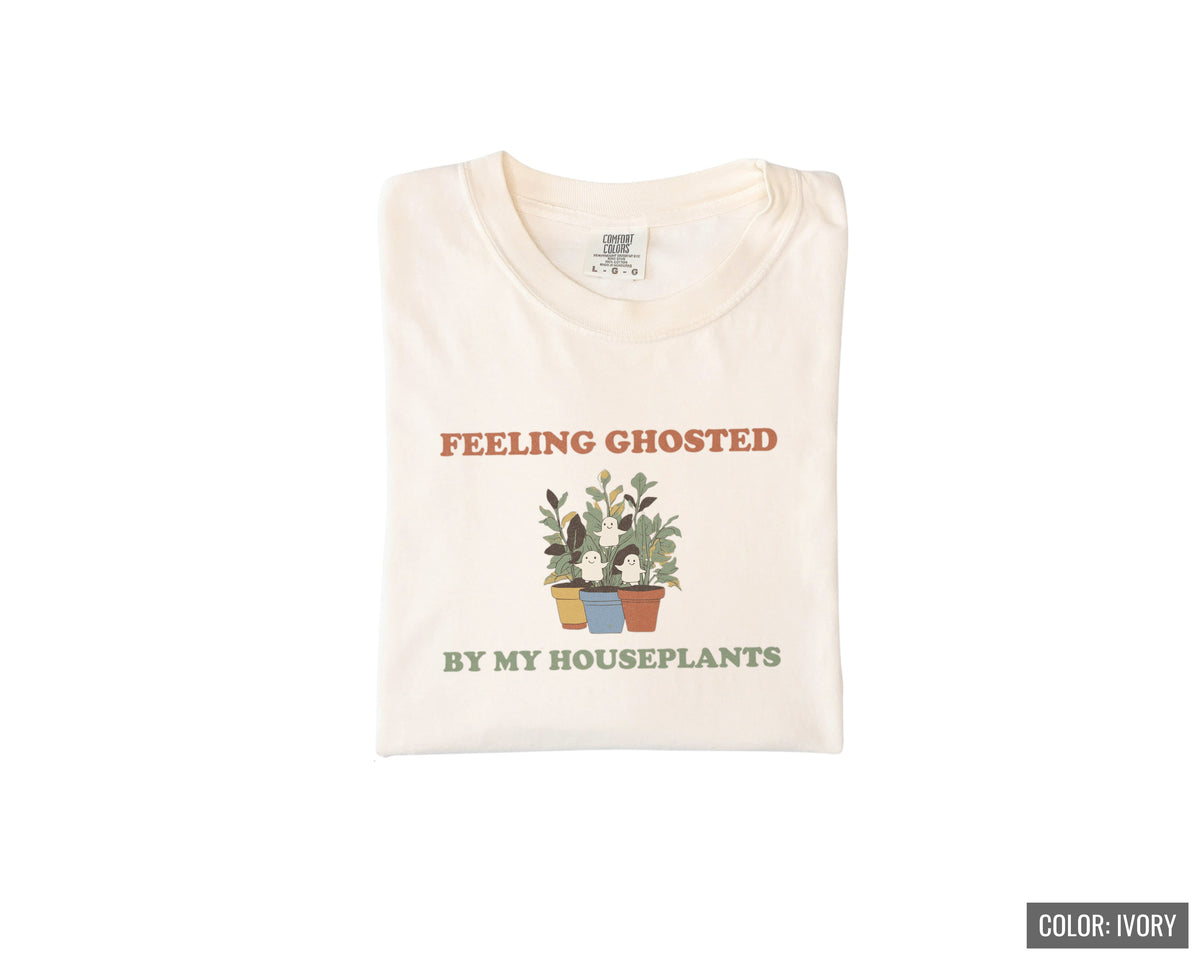 Plant Lover Halloween Shirt - Feeling Ghosted by My Houseplants - photo 4