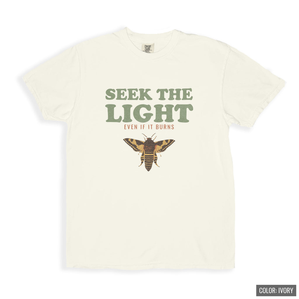 Entomology Gift Shirt - Seek the Light Even If It Burns Tee - photo 9