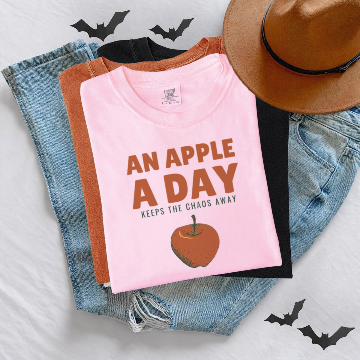 Teacher Fall Shirt - An Apple a Day Keeps the Chaos Away Tee - photo 3