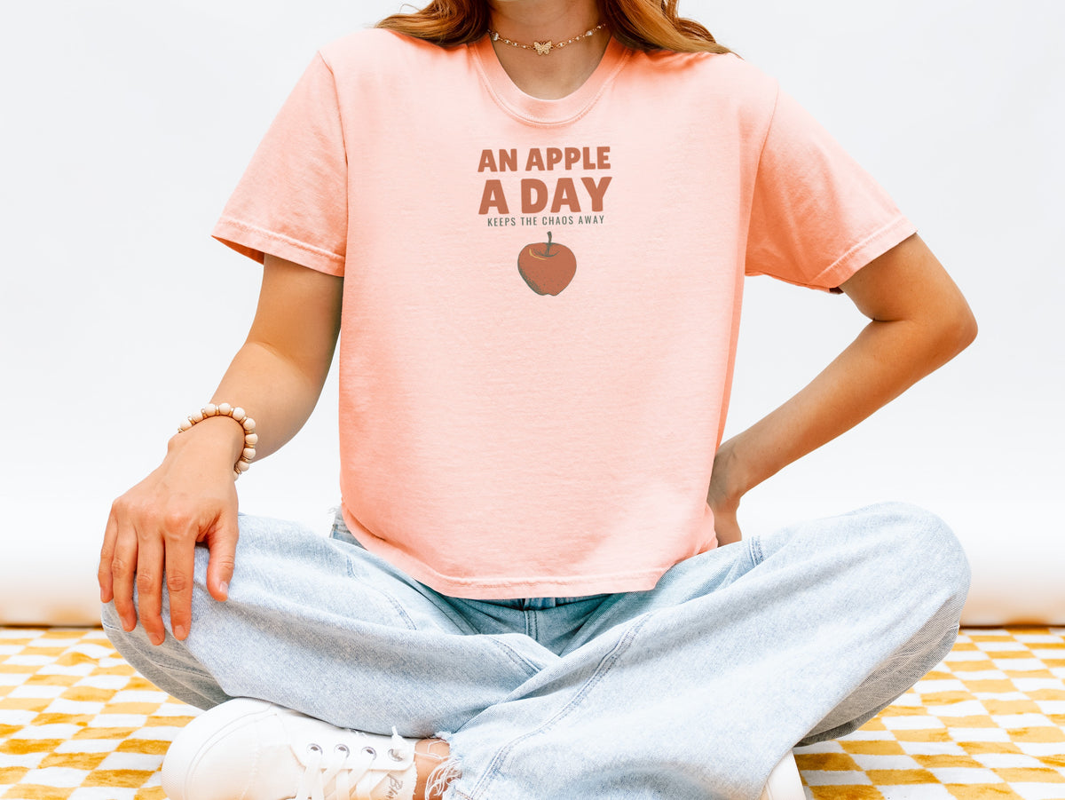 Women's Elementary Teacher Fall Shirt - An Apple a Day Keeps the - photo 4