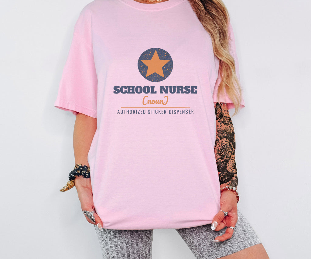 Stickers Shirt - School Nurse Authorized Sticker Dispenser - photo 1