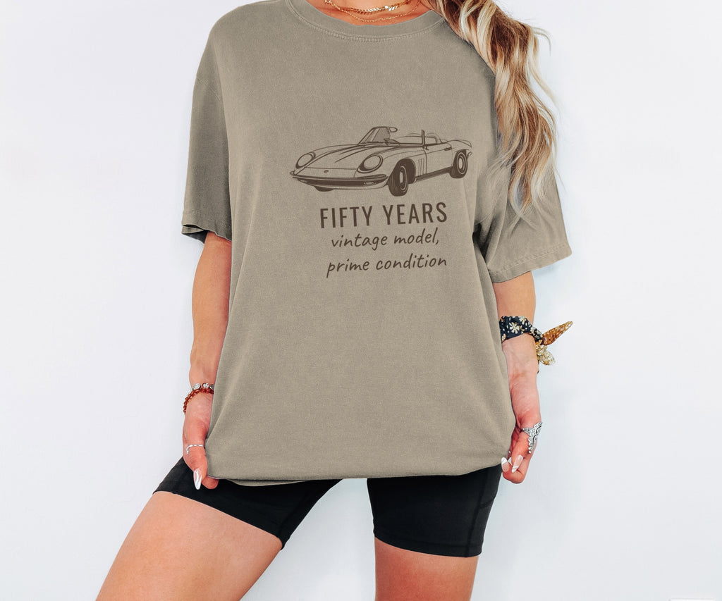 50th Birthday Gifts Shirt - Fifty Years Vintage Model Prime Condition - photo 4