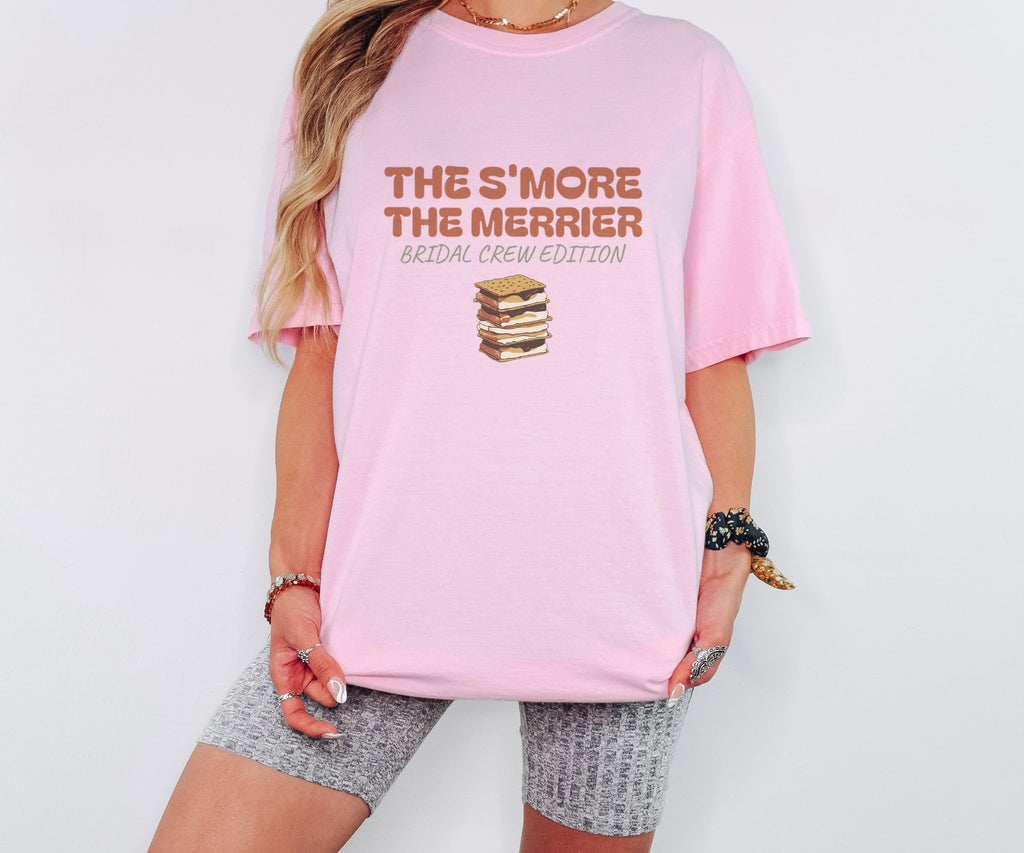 Bachelorette Party Shirt - The S'more the Merrier Bridal Crew Edition - photo 1