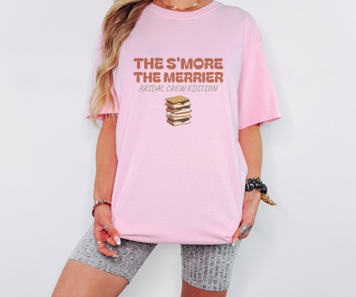 Bachelorette Party Shirt - The S'more the Merrier Bridal Crew Edition - photo 1