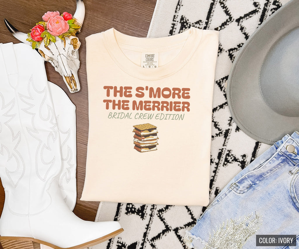 Bachelorette Party Shirt - The S'more the Merrier Bridal Crew Edition - photo 6