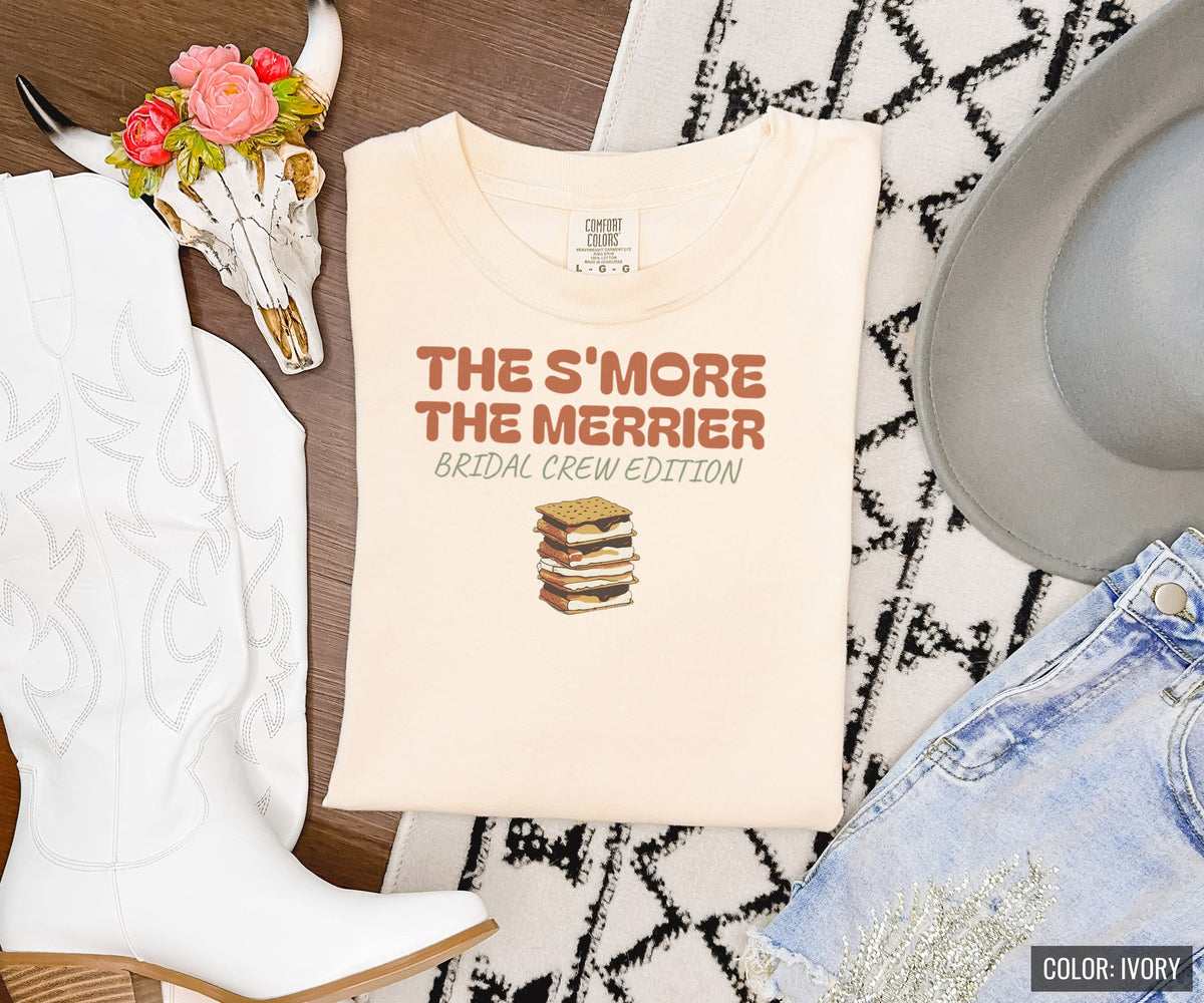 Bachelorette Party Shirt - The S'more the Merrier Bridal Crew Edition - photo 6