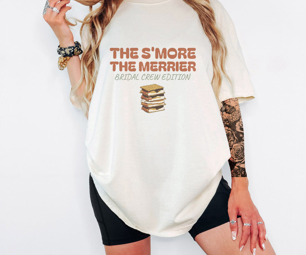 Bachelorette Party Shirt - The S'more the Merrier Bridal Crew Edition - photo 3