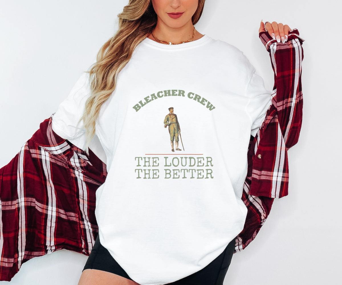 School Spirit Shirt - Bleacher Crew the Louder the Better Tee - photo 5
