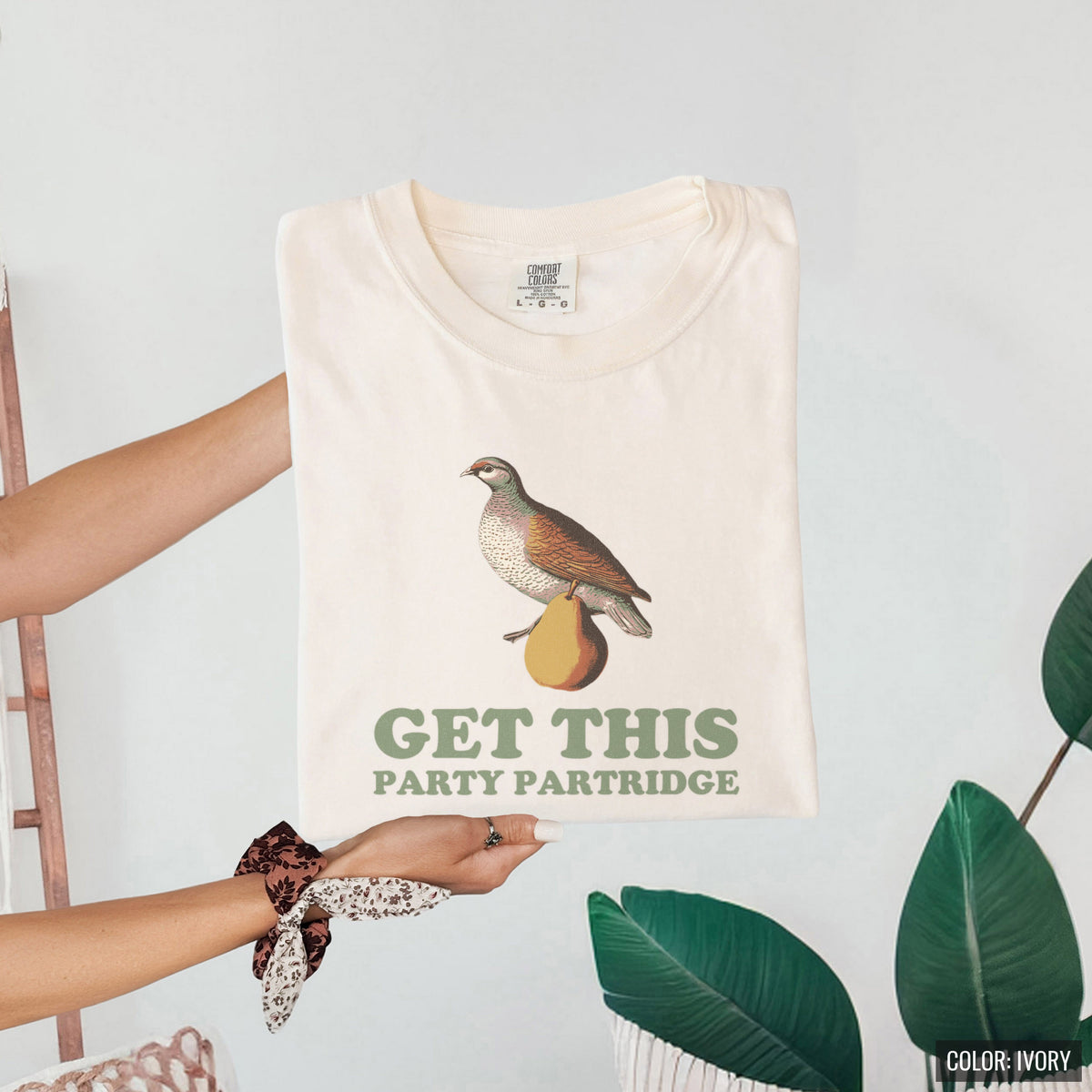 Party Guest Christmas Shirt - Get This Party Partridge Tee - photo 5