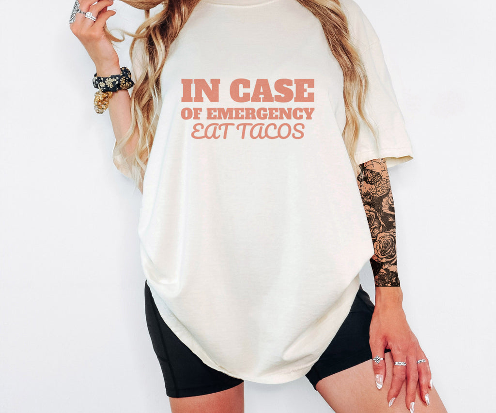 Foodie Gift Shirt - In Case of Emergency Eat Tacos Tee - photo 3