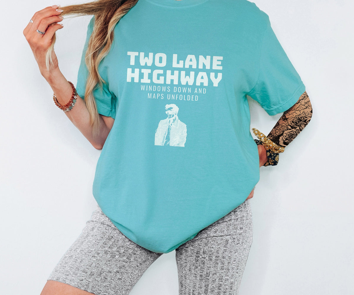 Lover Shirt - Two Lane Highway Windows Down and Maps Unfolded - photo 2