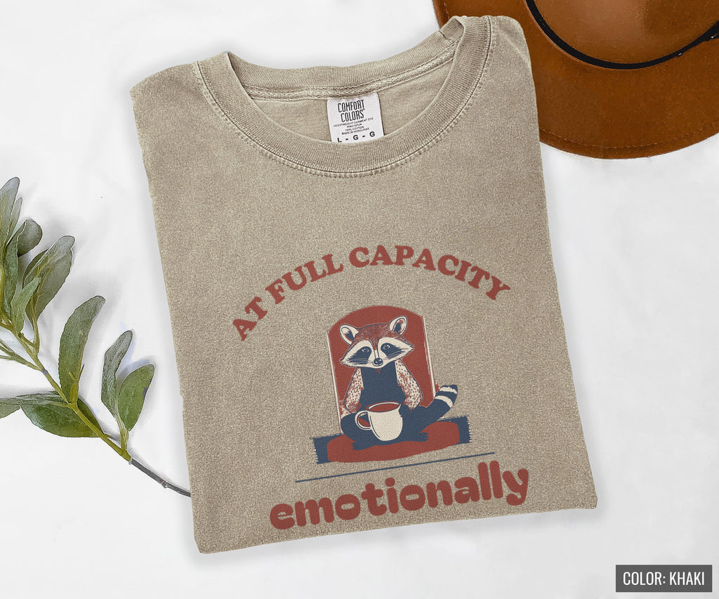 Animal Lover Shirt - At Full Capacity Emotionally Tee - photo 6