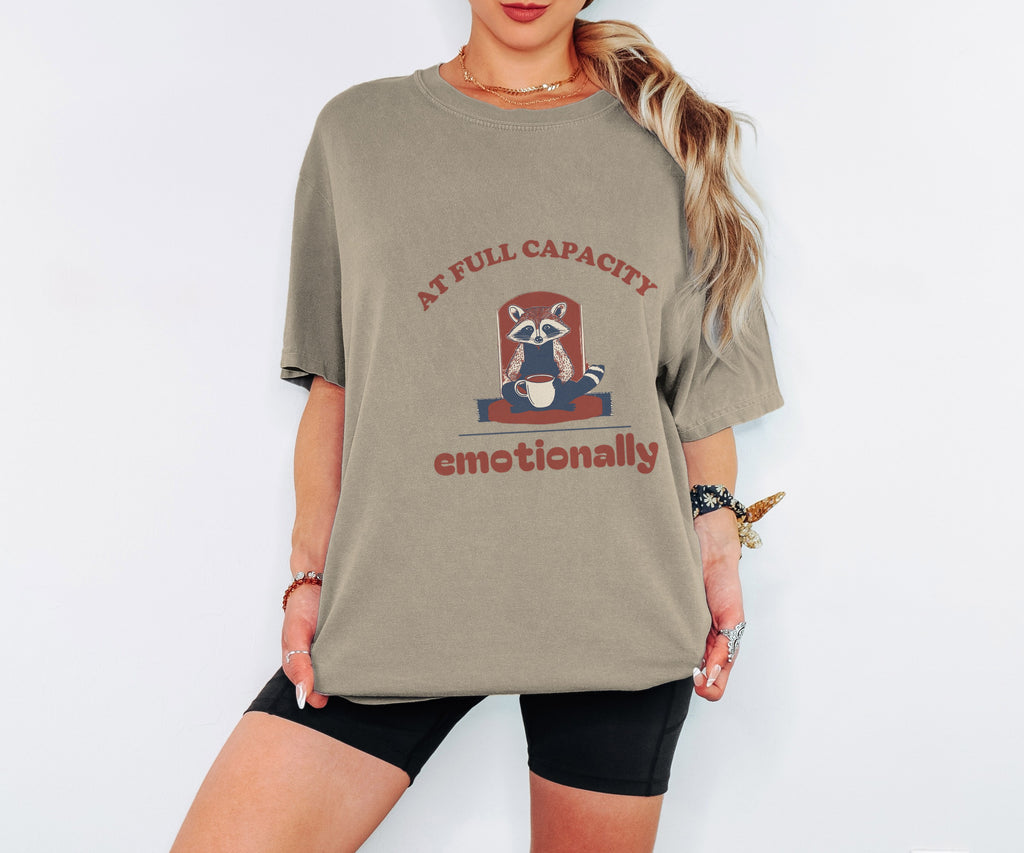 Animal Lover Shirt - At Full Capacity Emotionally Tee - photo 5