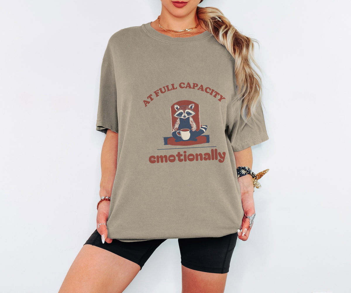 Animal Lover Shirt - At Full Capacity Emotionally Tee - photo 5