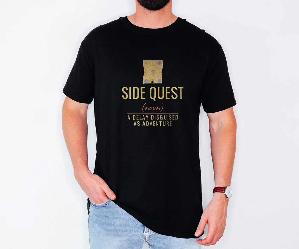 RPG Gamer Shirt - Side Quest A Delay Disguised As Adventure Tee - photo 5