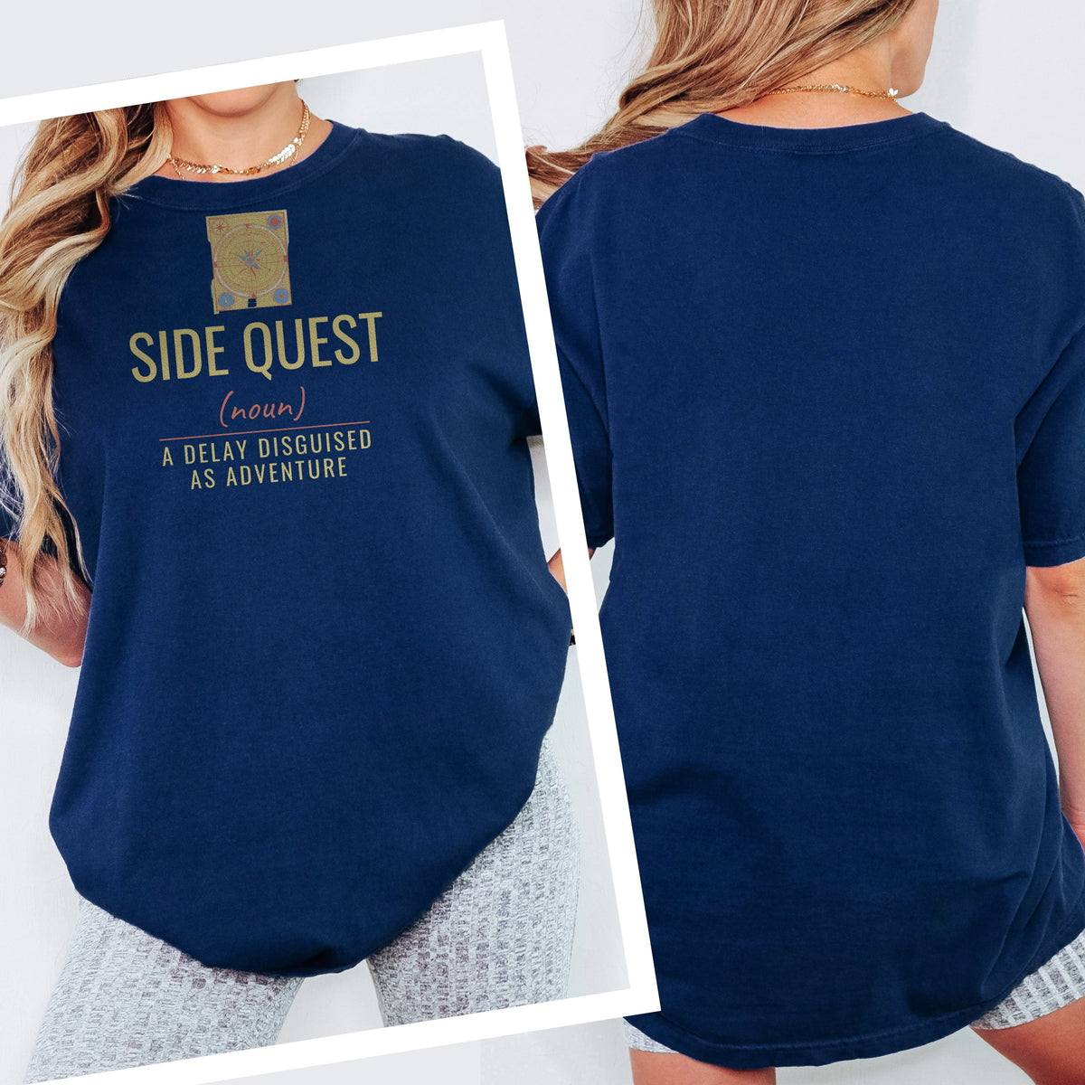 RPG Gamer Shirt - Side Quest A Delay Disguised As Adventure Tee - photo 3