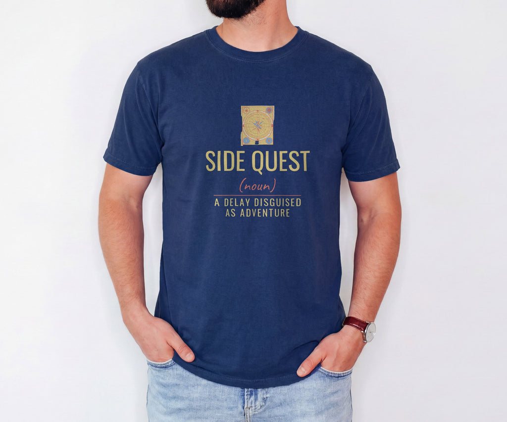 RPG Gamer Shirt - Side Quest A Delay Disguised As Adventure Tee - photo 2