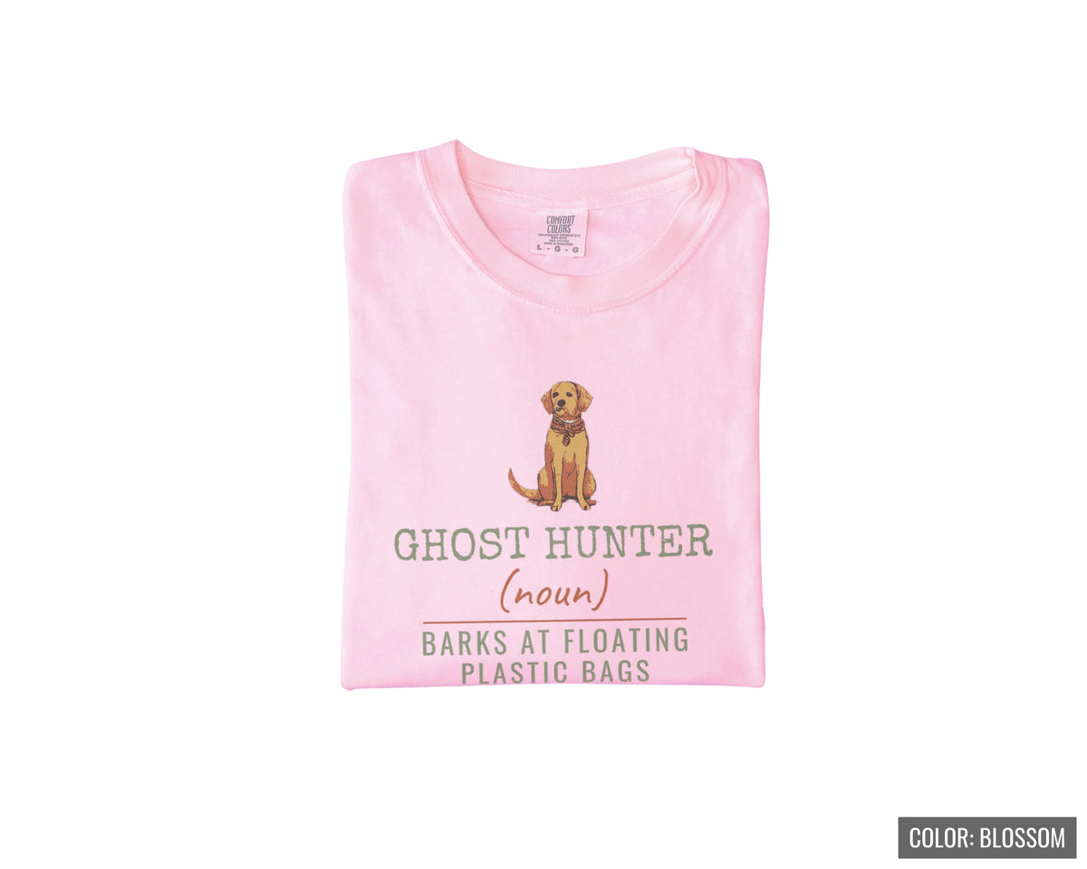 Dog Mom Halloween Shirt - Ghost Hunter Barks at Plastic Bags - photo 9