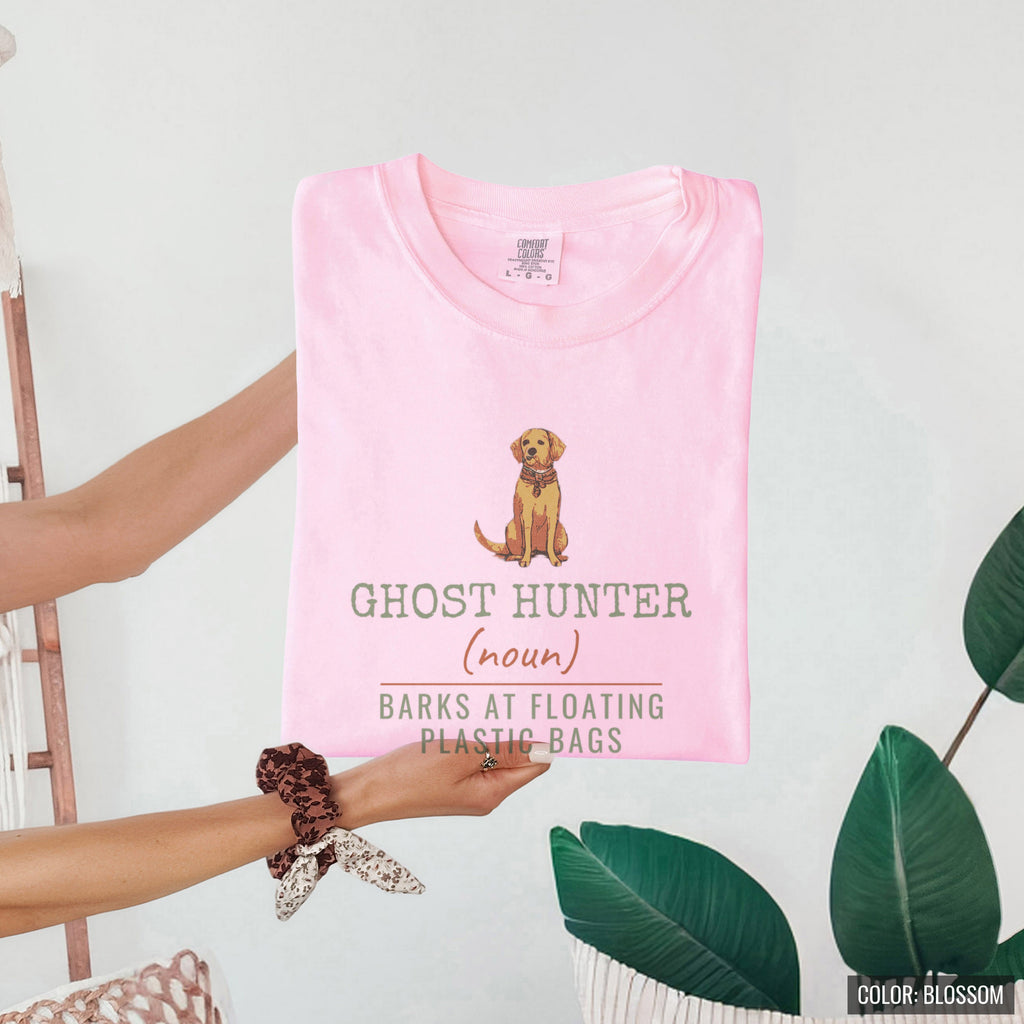 Dog Mom Halloween Shirt - Ghost Hunter Barks at Plastic Bags - photo 8