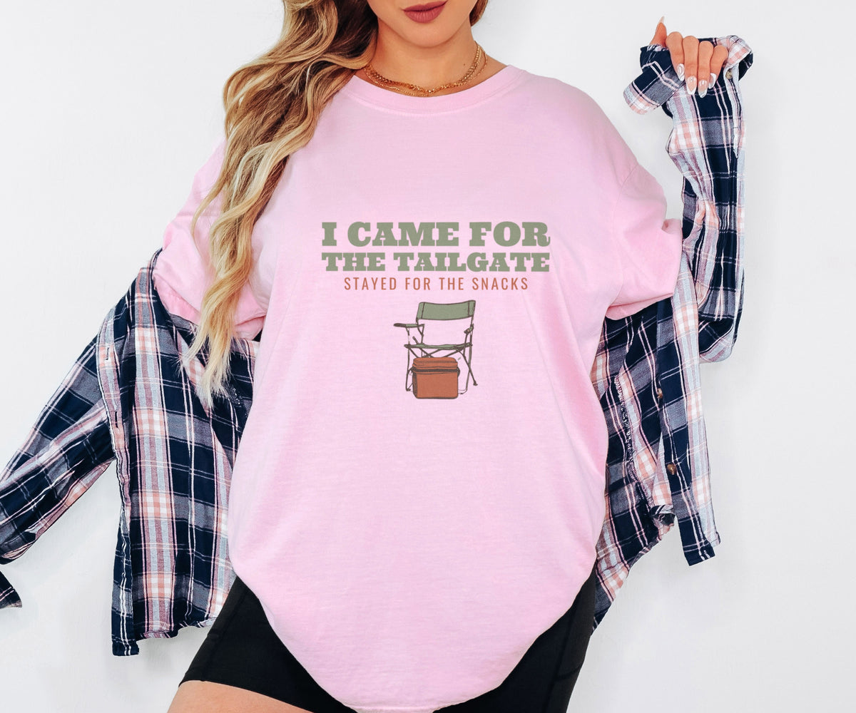 Tailgater Fall Shirt - I Came for the Tailgate Stayed for the Snacks - photo 5