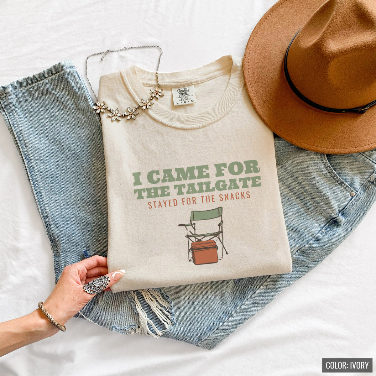 Tailgater Fall Shirt - I Came for the Tailgate Stayed for the Snacks - photo 7