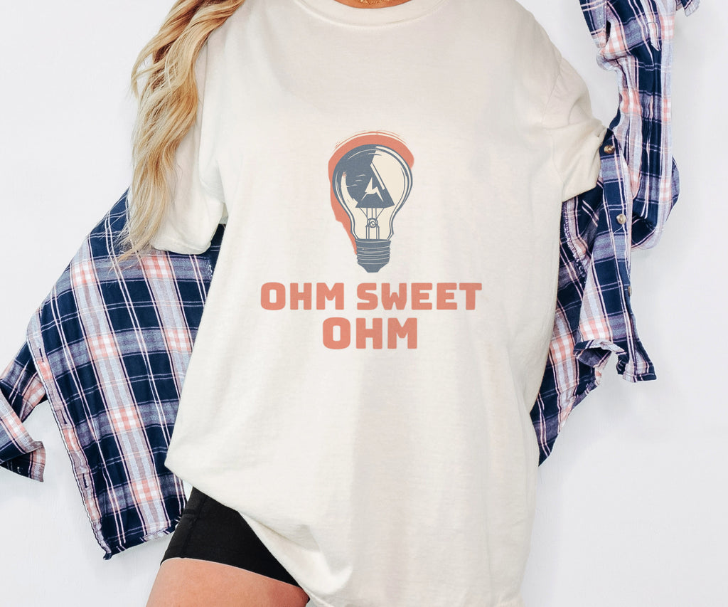 Funny Ohm Sweet Ohm Shirt - Electrician Gift Tee - photo 3