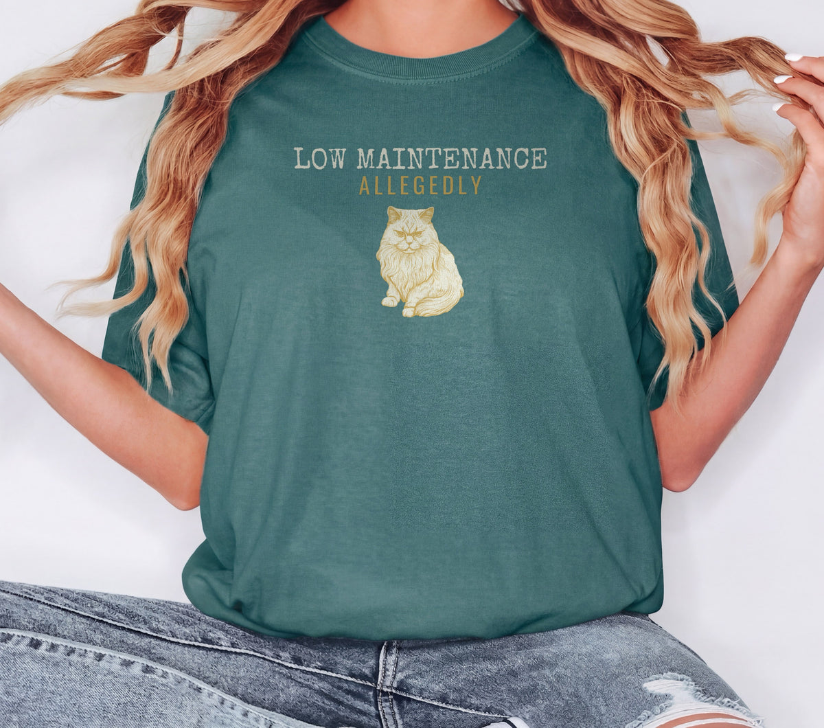 Foster Parent Shirt - Low Maintenance Allegedly Tee - photo 4