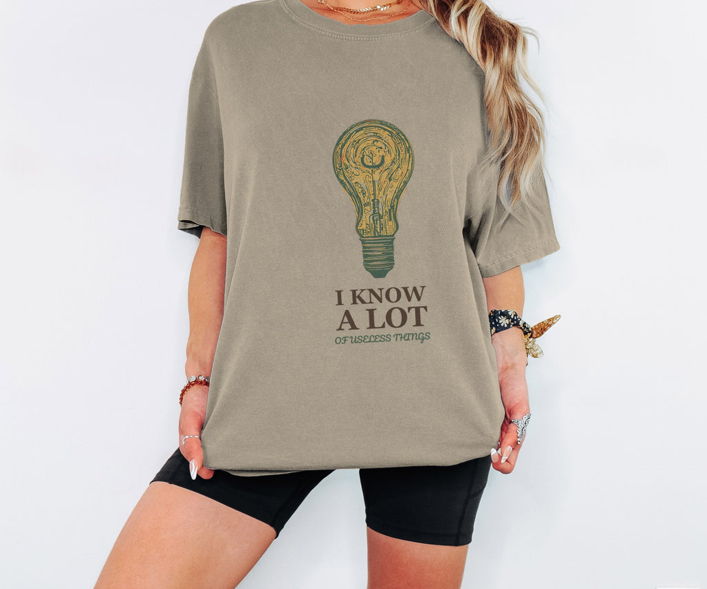 Funny I Know a Lot of Useless Things Shirt - Gift Tee - photo 1