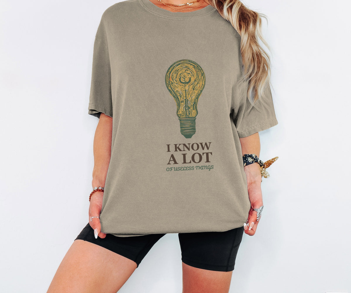 Funny I Know a Lot of Useless Things Shirt - Gift Tee - photo 1