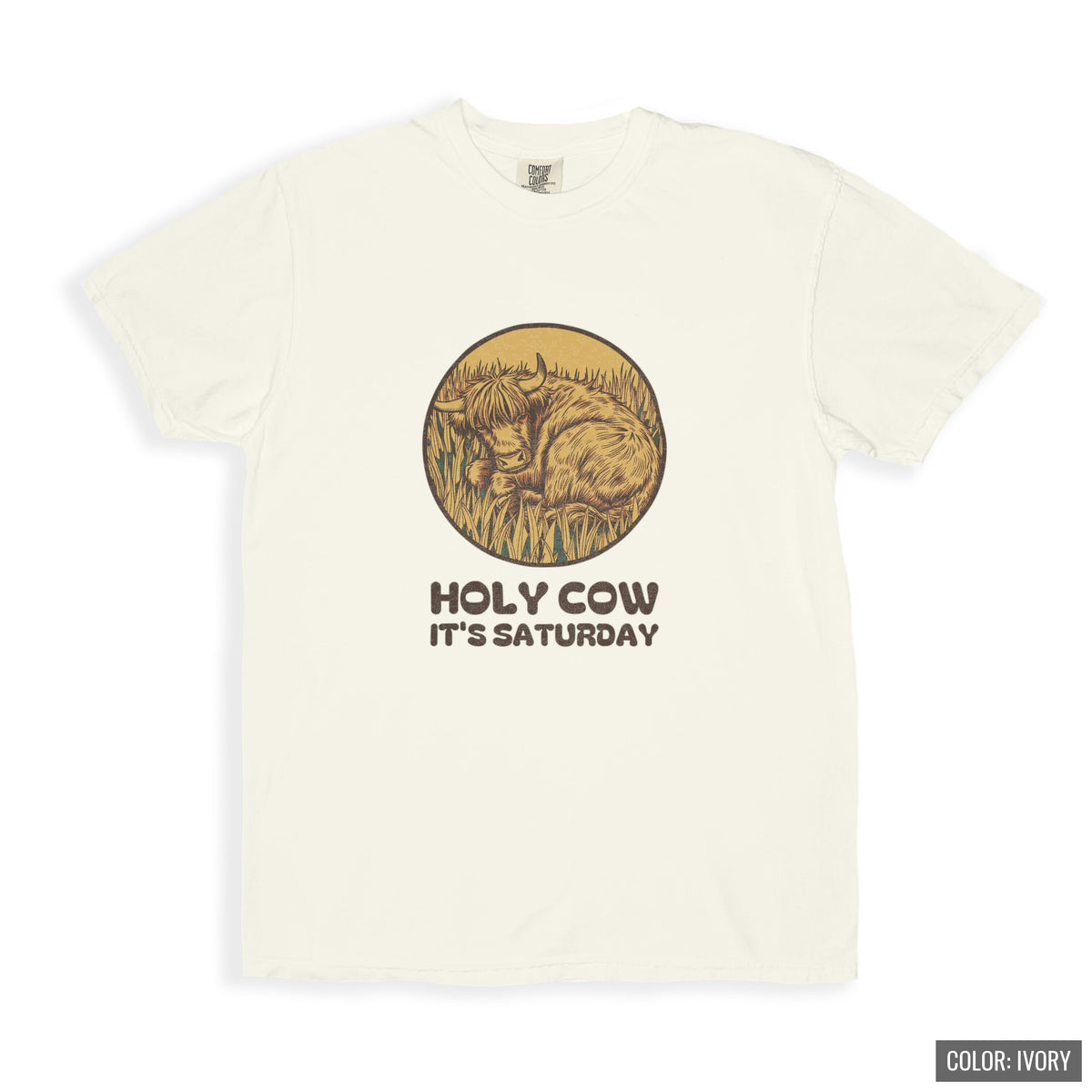 Hobby Rancher Shirt - Holy Cow It's Saturday Tee - photo 3