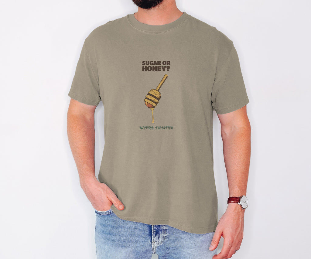 Tea Drinker Shirt - Sugar or Honey? Neither I'm Bitter Tee - photo 3