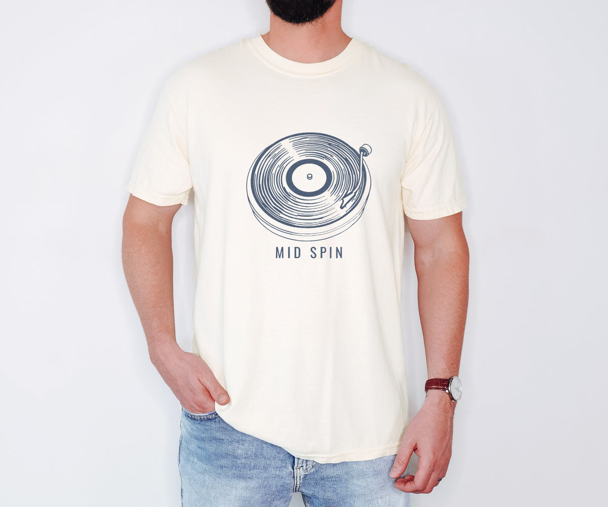 Men's Vinyl Collector Shirt - Mid Spin Tee - photo 2