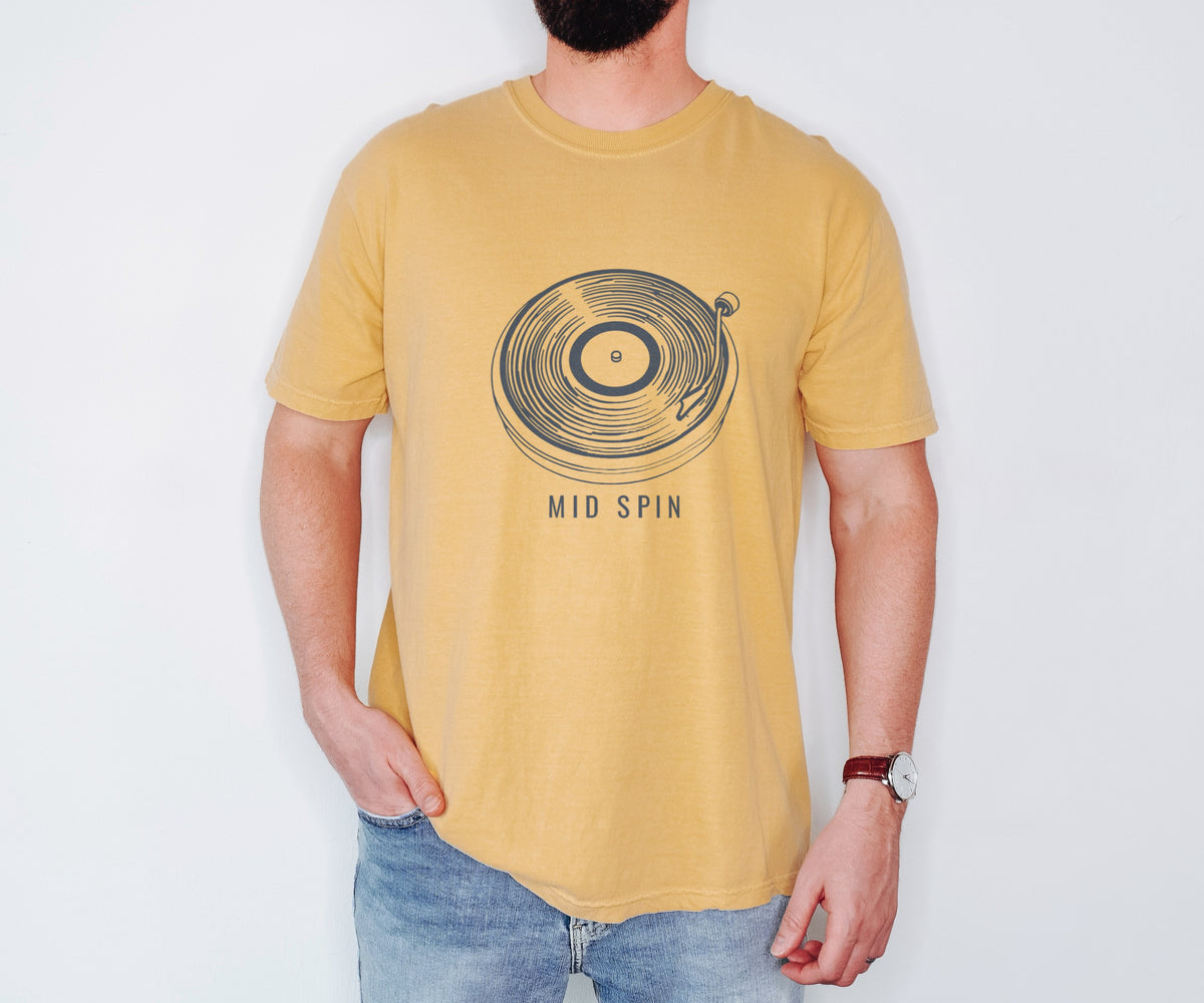 Men's Vinyl Collector Shirt - Mid Spin Tee - photo 1