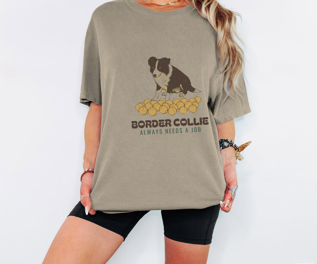 Border Collie Owner Shirt - Border Collie Always Needs a Job Tee - photo 1