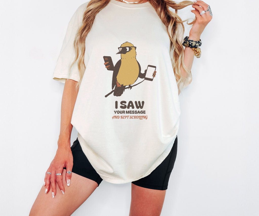 I Saw Your Message and Kept Scrolling Shirt Tee - photo 2