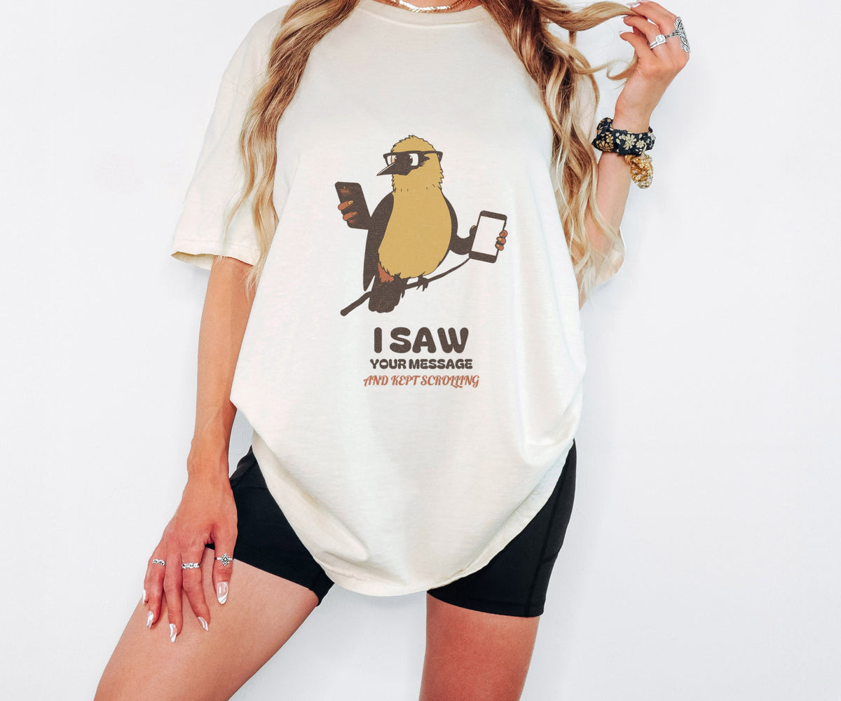 I Saw Your Message and Kept Scrolling Shirt Tee - photo 2