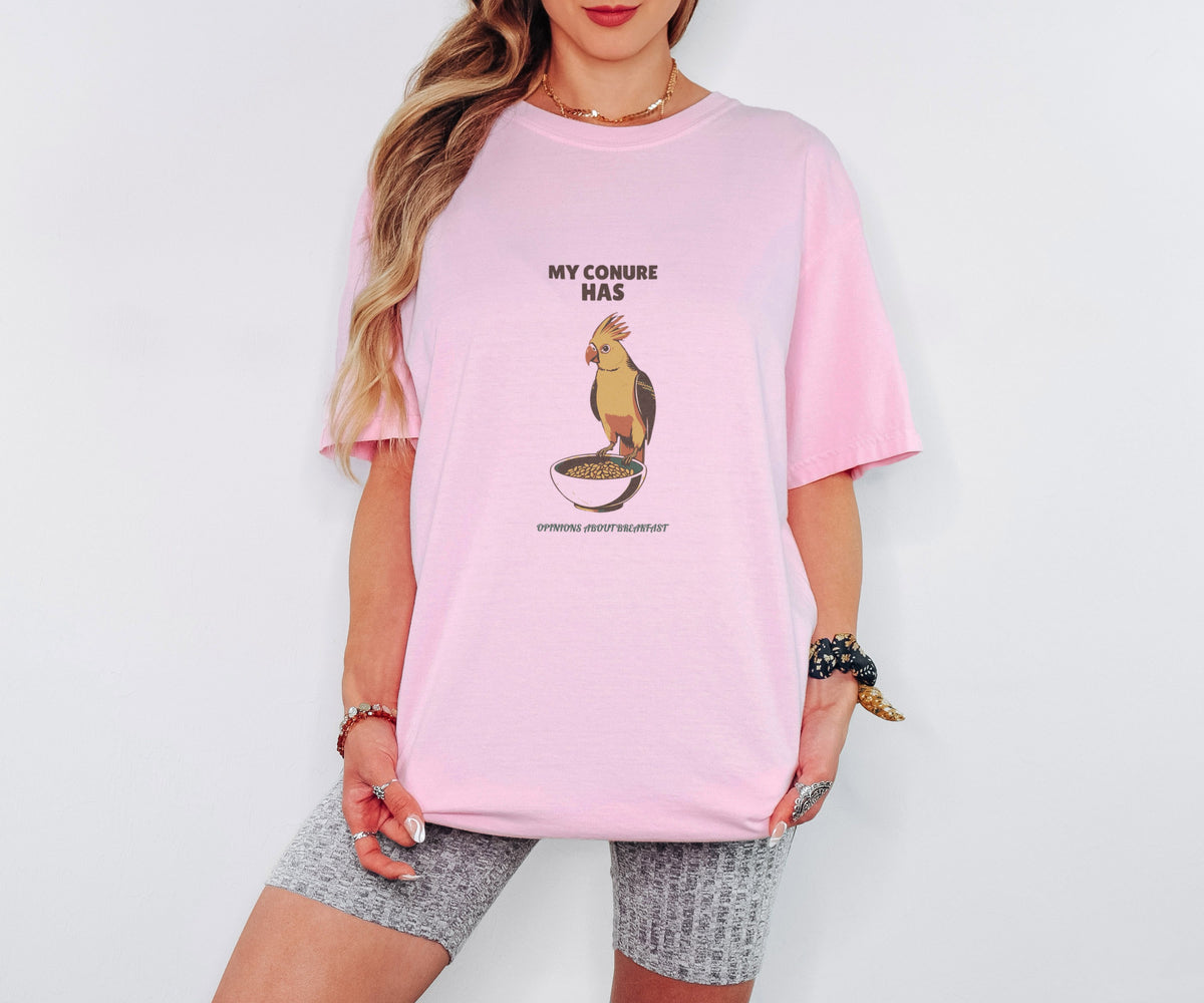 Picky Bird Owner Shirt - My Conure Has Opinions About Breakfast Tee - photo 7