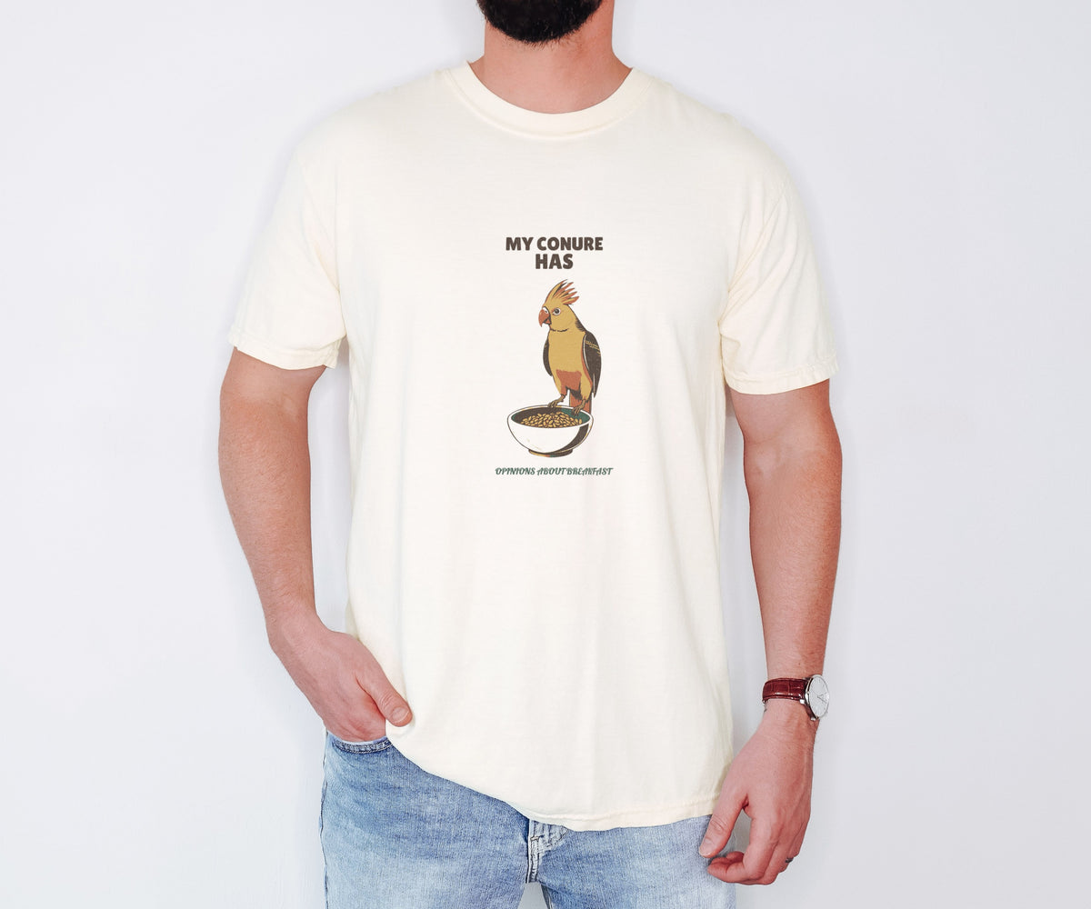 Picky Bird Owner Shirt - My Conure Has Opinions About Breakfast Tee - photo 1