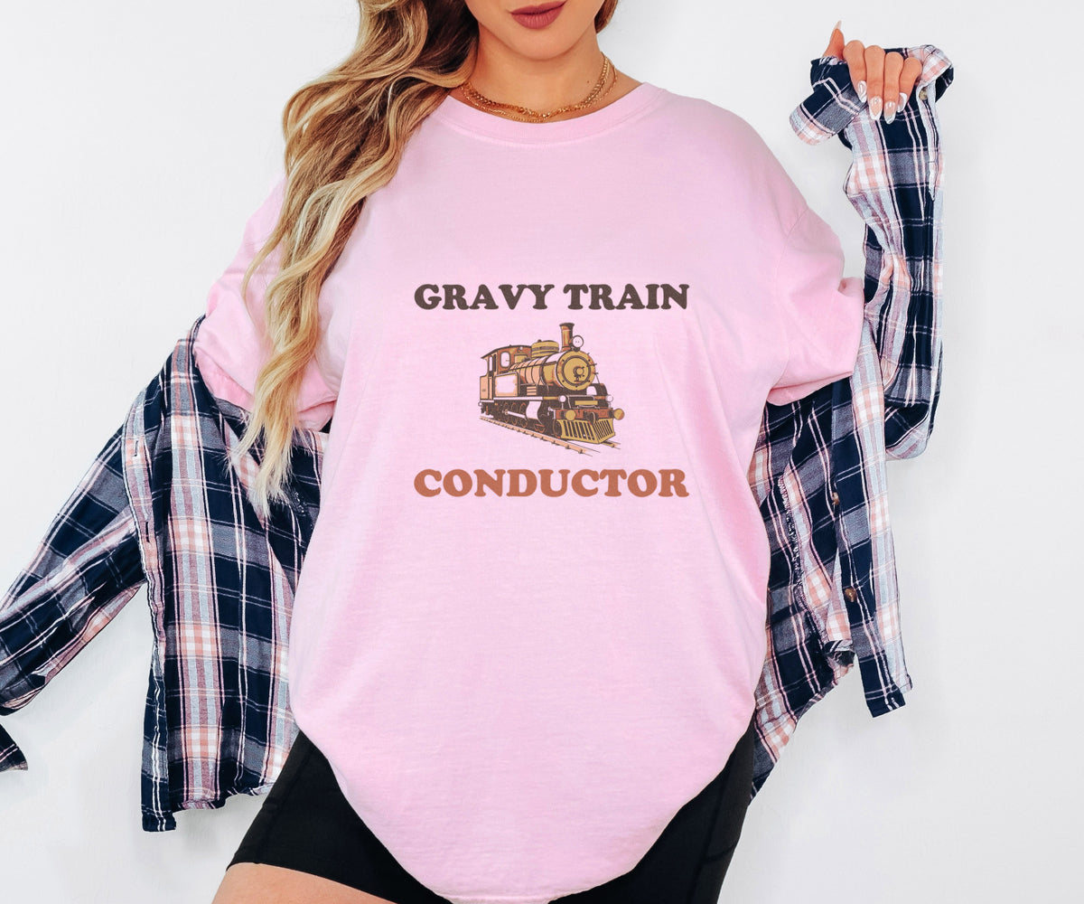 Thanksgiving Shirt - Gravy Train Conductor Tee - photo 4