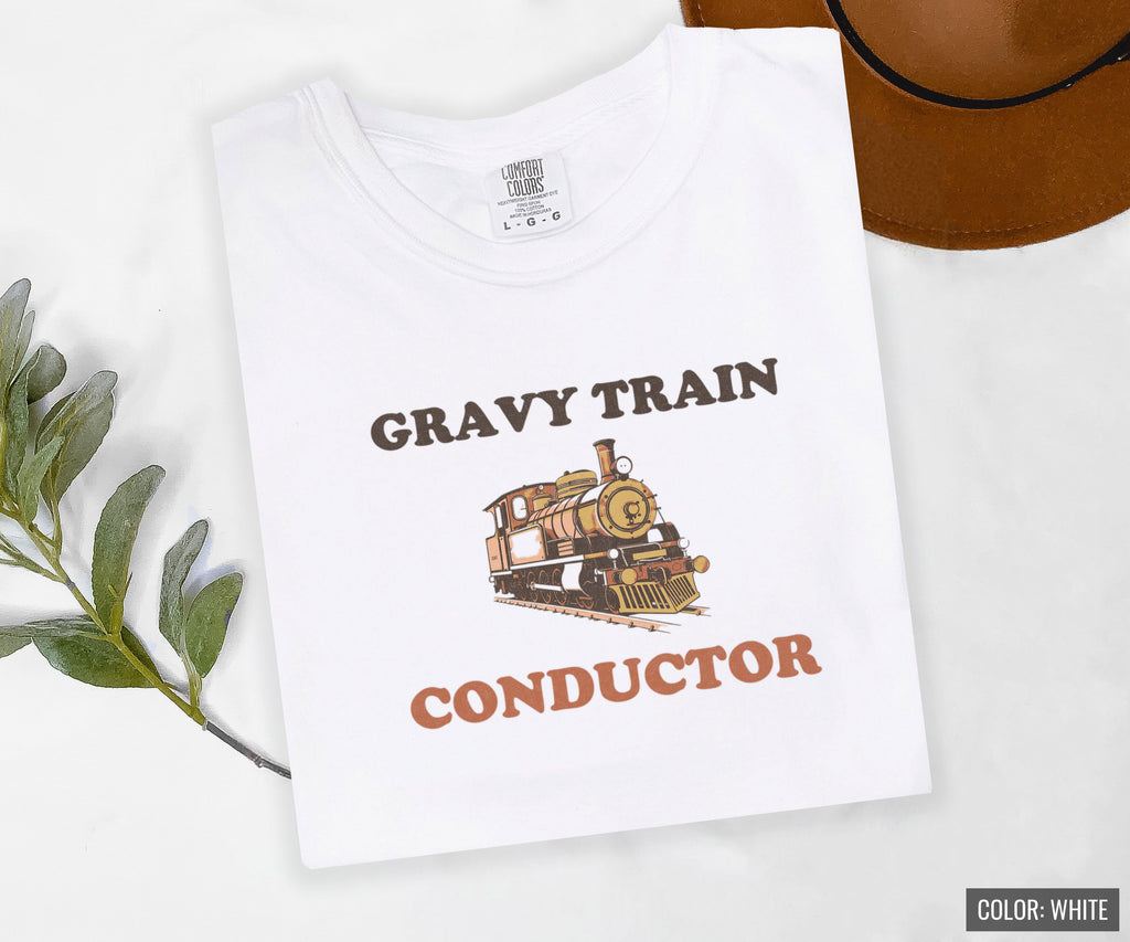 Thanksgiving Shirt - Gravy Train Conductor Tee - photo 6