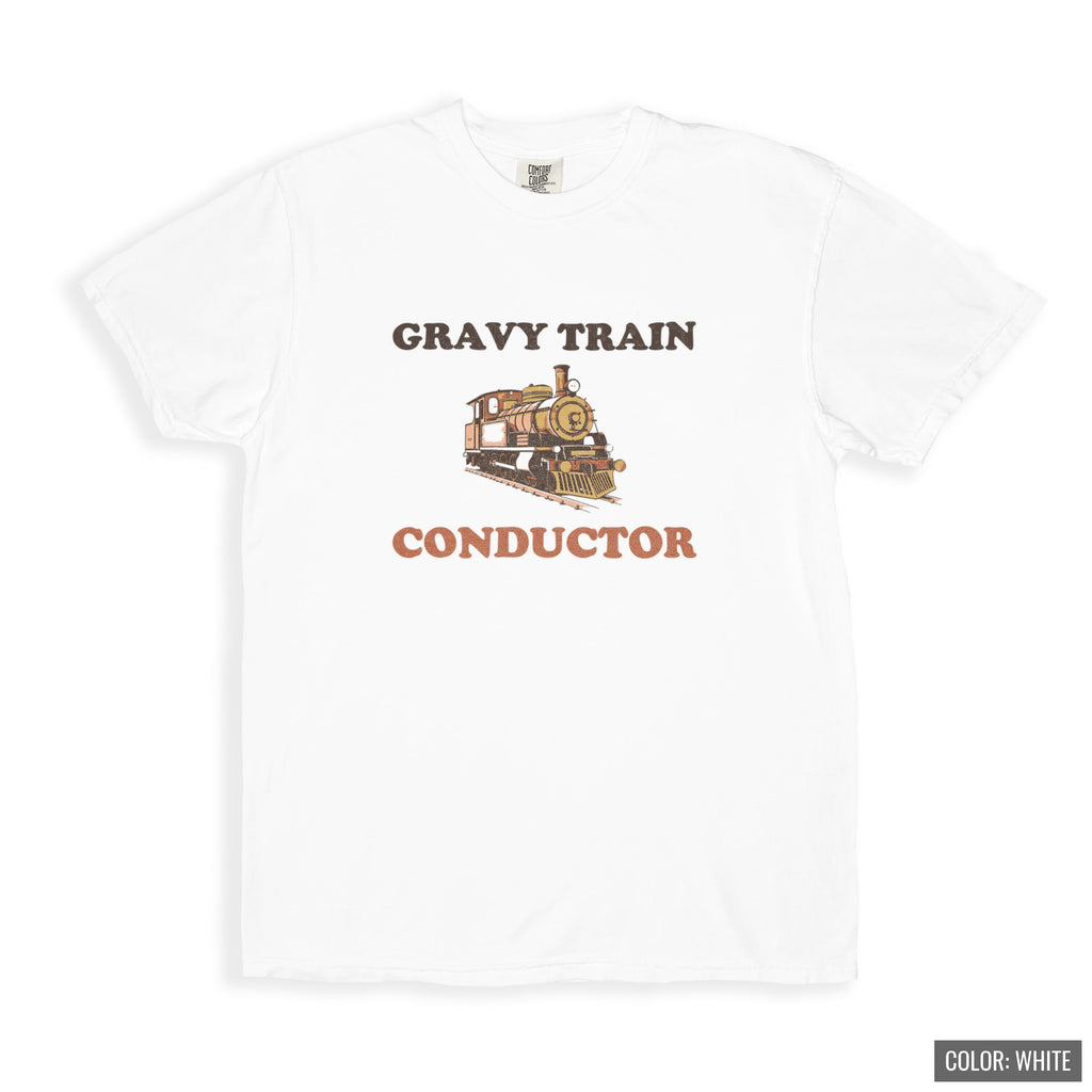 Thanksgiving Shirt - Gravy Train Conductor Tee - photo 5